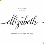 Ellizabeth Font Poster 1