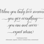 Ellizabeth Font Poster 2