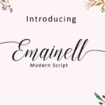 Emainell Font Poster 1