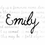 Emily Font Poster 1