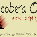 Escobeta One Font Poster 1