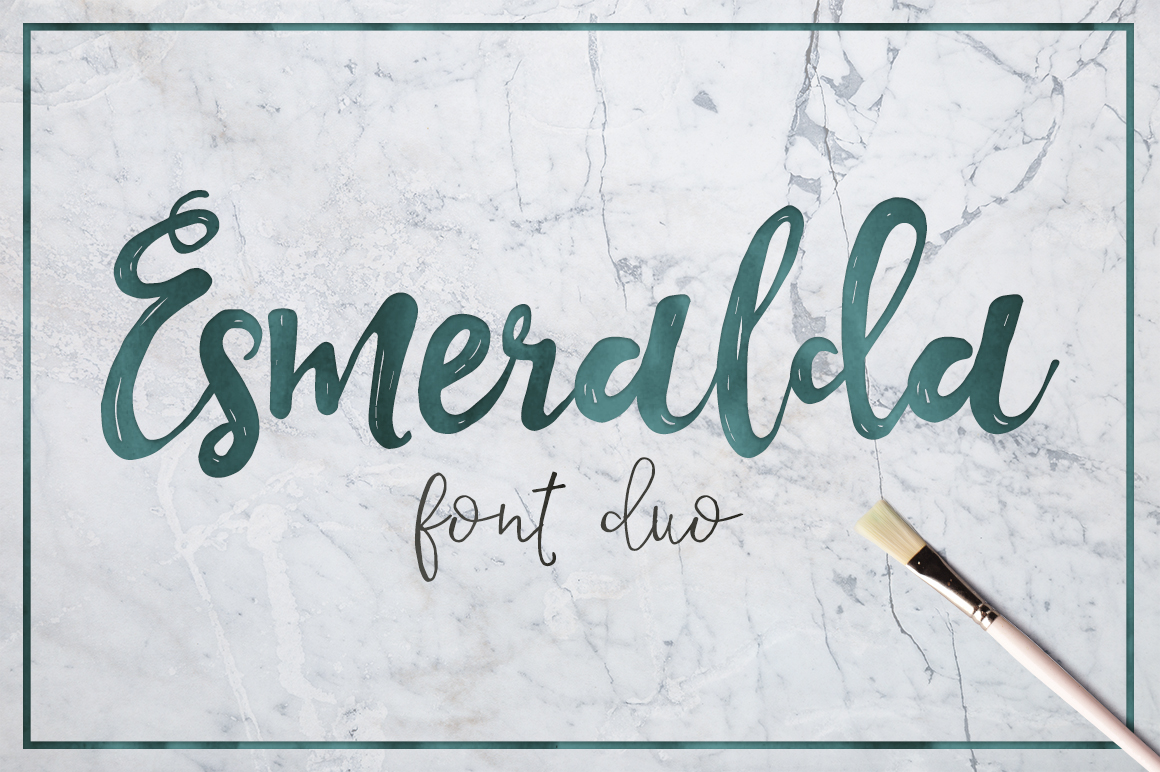 Esmeralda Font Poster 1