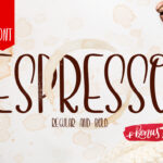 Espresso Font Poster 1