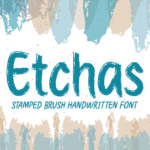 Etchas Font Poster 1