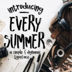 Every Summer Font Poster 1