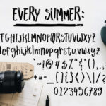 Every Summer Font Poster 7
