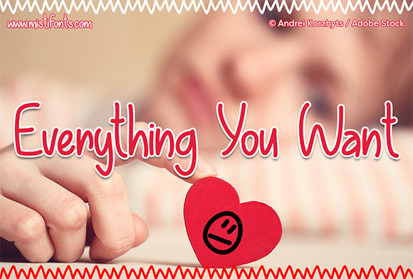 Everything You Want Font Poster 1