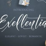 Exellentia Font Poster 1