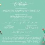 Exellentia Font Poster 9