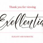 Exellentia Font Poster 10