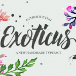 Exoticus Font Poster 1