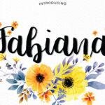 Fabiana Font Poster 1