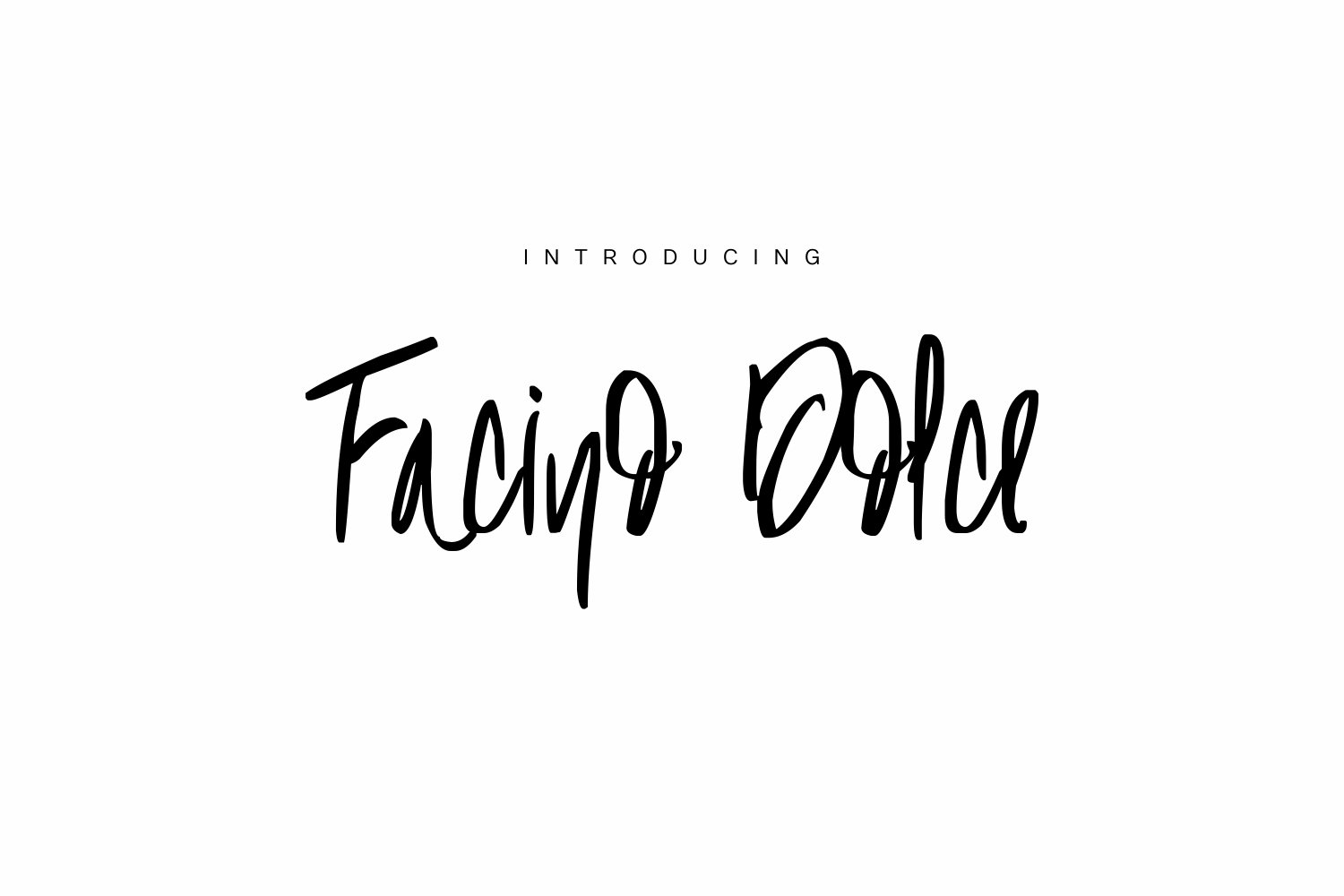 Facino Dolce Font Poster 1