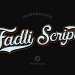 Fadli Script Font Poster 1