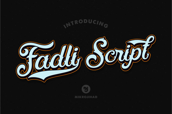 Fadli Script Font Poster 1