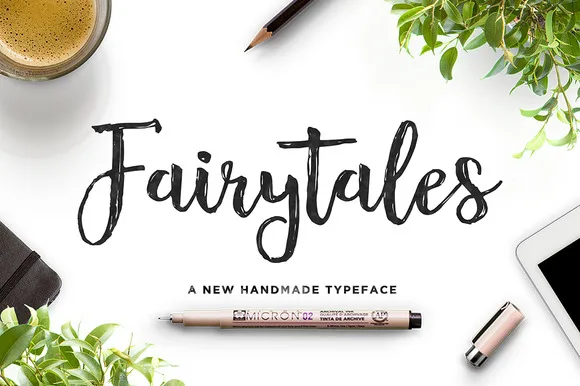 Fairytales Script Font Fairytales Script Font Poster 1