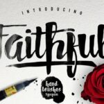 Faithful Font Poster 1