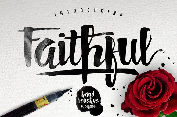 Faithful Font Poster 1