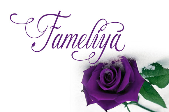 Fameliya Font Poster 1