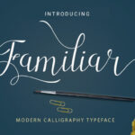 Familiar Font Poster 1