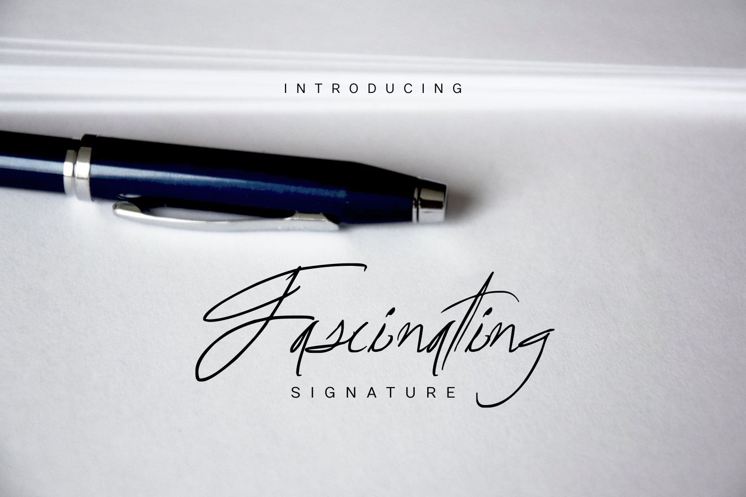 Fascinating Signature Font Poster 1