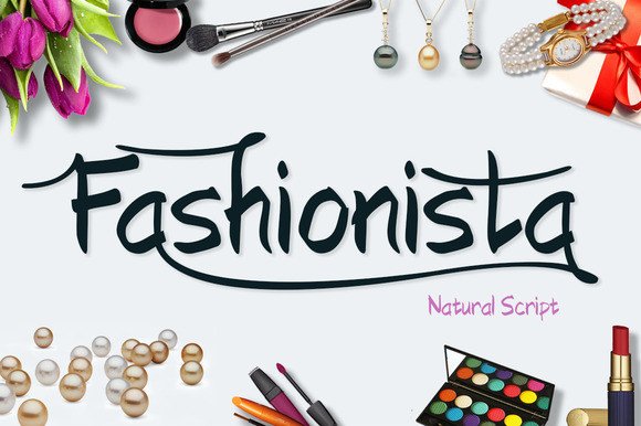 Fashionista Font Poster 1