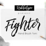 Fighter Font Poster 1