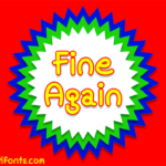 Fine Again Font Poster 1