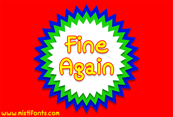 Fine Again Font