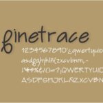Finetrace Font Poster 5