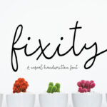 Fixity Font Poster 1