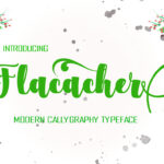 Flacacher Font Poster 1
