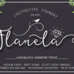 Flanela Font Poster 1