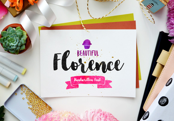 Florence Font Poster 1