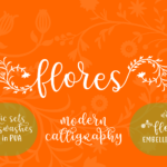 Flores Font Poster 2