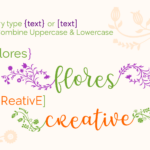 Flores Font Poster 4