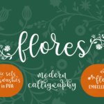 Flores Font Poster 8