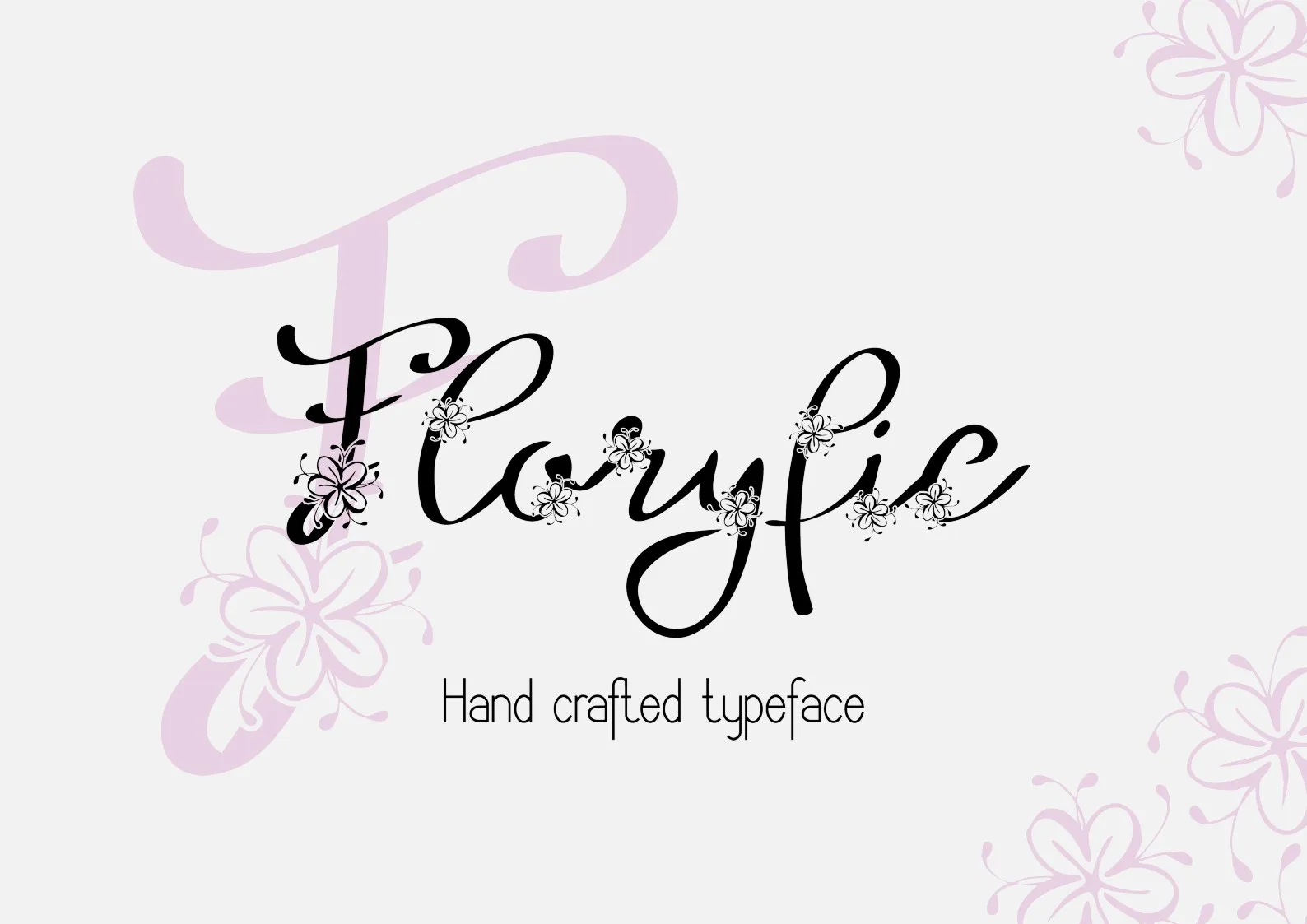 Floryfic Font Floryfic Font Poster 1