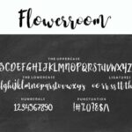 Flowerroom Font Poster 4