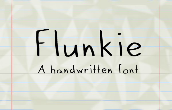 Flunkie Font Poster 1