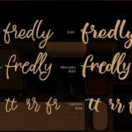 Fredly Font Poster 7