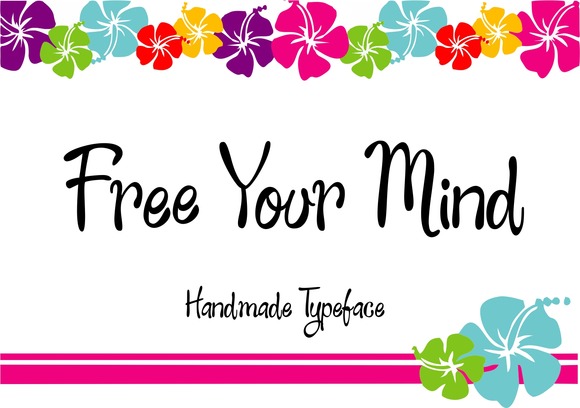 Free Your Mind Font Poster 1