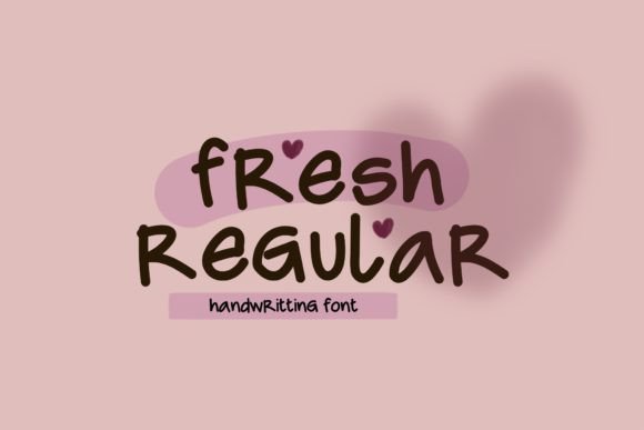 Fresh Regular Font Poster 1