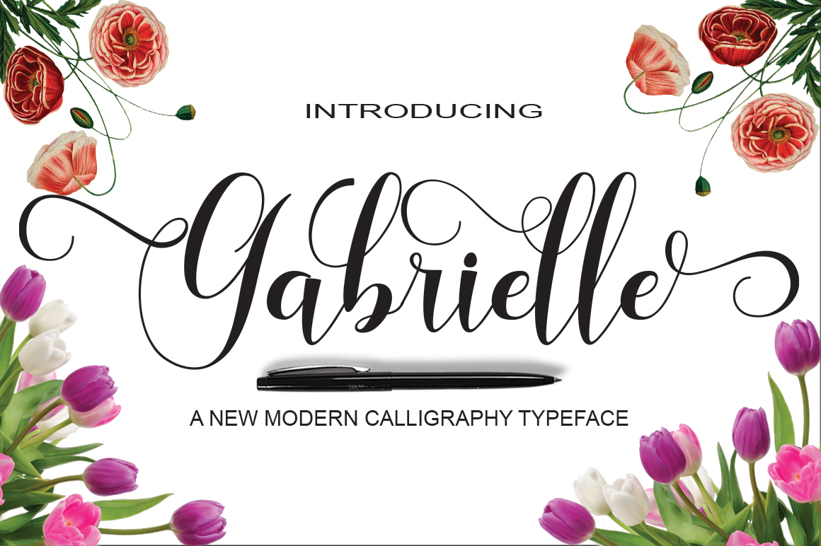 Gabrielle Font Poster 1