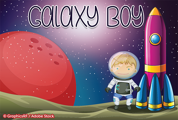 Galaxy Boy Font Poster 1