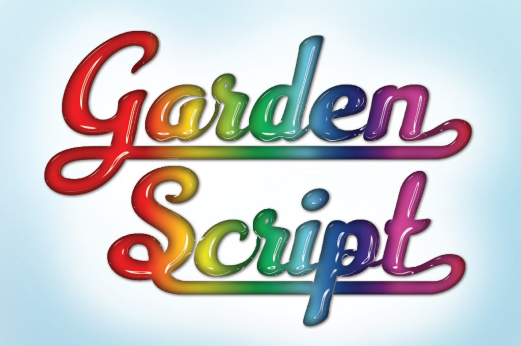 Garden Script Font Poster 1