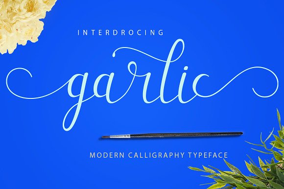 Garlic Font Poster 1