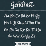 Gendhist Font Poster 9