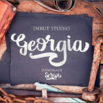 Georgia Font Poster 1