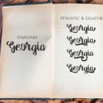 Georgia Font Poster 2